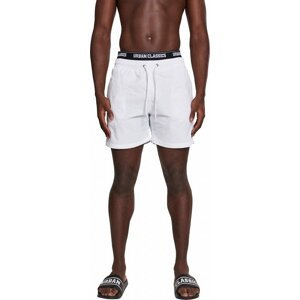 Pohodlná kombinace plavek a boxerek Urban Classics Barva: bílá - černá - bílá, Velikost: XL