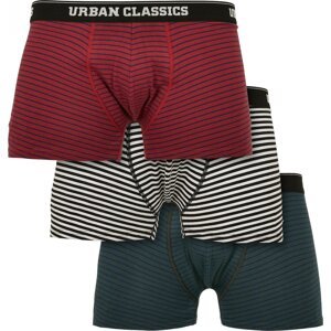 Pánské boxerky Urban Classics, 3 ks v balení Barva: Kombinace, Velikost: 3XL