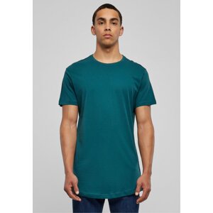 Prodloužené mírně zaoblené pánské triko Urban Classics 100% bavlna Barva: jasper, Velikost: XXL