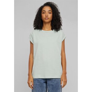 Dámské volné tričko Urban Classics s ohrnutými rukávky 100% bavlna Barva: frostmint, Velikost: 3XL