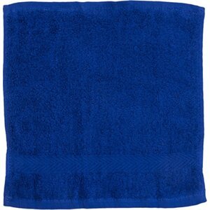 Towel City Luxusní jemný froté ručník na obličej s dlouhým vlasem 30 x 30 cm, 550 g/m Barva: modrá královská, Velikost: 30 x 30 cm TC01