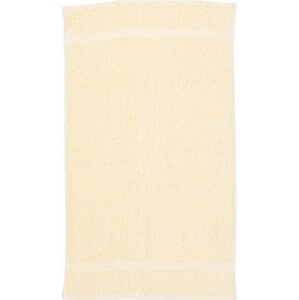 Towel City Luxusní froté ručník na ruce s jemným dlouhým vlasem 50 x 90 cm, 550 g/m Barva: béžová krémová, Velikost: 50 x 90 cm TC03