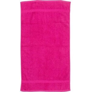 Towel City Luxusní froté ručník na ruce s jemným dlouhým vlasem 50 x 90 cm, 550 g/m Barva: Růžová fuchsiová, Velikost: 50 x 90 cm TC03