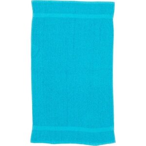Towel City Luxusní froté ručník na ruce s jemným dlouhým vlasem 50 x 90 cm, 550 g/m Barva: modrá azurová, Velikost: 50 x 90 cm TC03