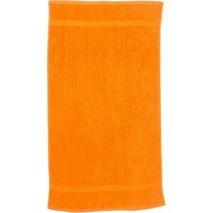 Towel City Luxusní froté ručník na ruce s jemným dlouhým vlasem 50 x 90 cm, 550 g/m Barva: Oranžová, Velikost: 50 x 90 cm TC03