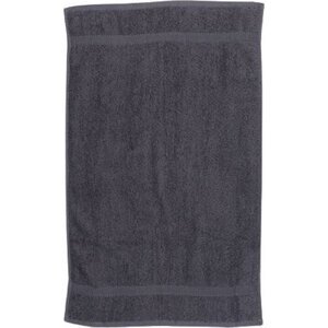 Towel City Luxusní froté ručník na ruce s jemným dlouhým vlasem 50 x 90 cm, 550 g/m Barva: šedá metalová, Velikost: 50 x 90 cm TC03
