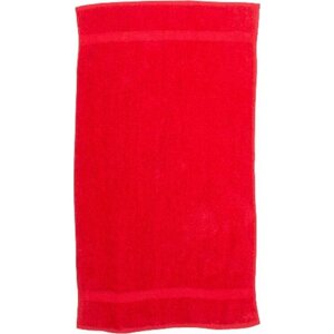 Towel City Luxusní froté jemná osuška s dlouhým vlasem 70 x 130 cm, 550 g/m Barva: Červená, Velikost: 70 x 130 cm TC04