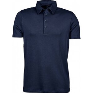Tee Jays Strečová pánská polokošile z prémiové bavlny Pima Barva: modrá námořní, Velikost: XL TJ1440