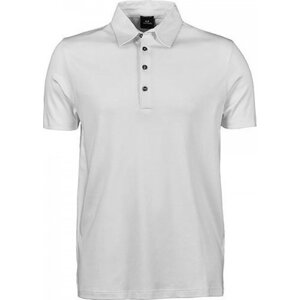 Tee Jays Strečová pánská polokošile z prémiové bavlny Pima Barva: Bílá, Velikost: M TJ1440