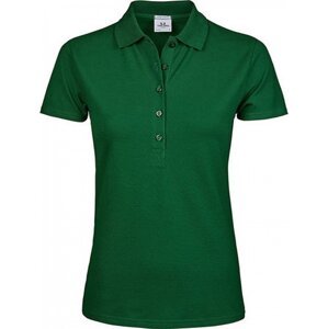 Luxusní dámská strečová polokošile Tee Jays Barva: Zelená lesní, Velikost: 3XL TJ145