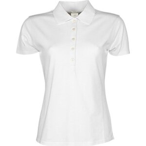 Luxusní dámská strečová polokošile Tee Jays Barva: Bílá, Velikost: 3XL TJ145