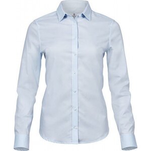 Tee Jays Dámská vypasovaná košile Stretch Luxury s dlouhým rukávem Barva: modrá světlá, Velikost: 3XL TJ4025