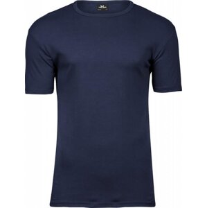 Tee Jays Vysokogramážové pevné pánské slim-fit triko Interlock 220 g/m Barva: modrá námořní, Velikost: 3XL TJ520