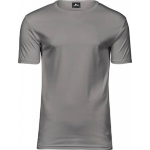 Tee Jays Vysokogramážové pevné pánské slim-fit triko Interlock 220 g/m Barva: Kamenová, Velikost: L TJ520
