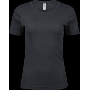 Dámské bavlněné interlock tričko Tee Jays Barva: šedá tmavá, Velikost: 3XL TJ580N