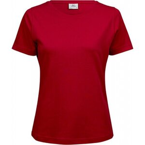 Dámské bavlněné interlock tričko Tee Jays Barva: Červená, Velikost: M TJ580N