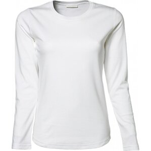 Tee Jays Dámské triko Interlock s dlouhým rukávem ve vysoké gramáži Barva: Bílá, Velikost: L TJ590