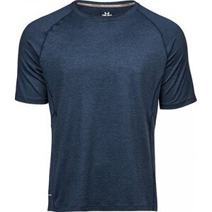 Tee Jays Rychleschnoucí pánské funkční triko CoolDry s reflexním potiskem Barva: modrá námořní, Velikost: 3XL TJ7020N