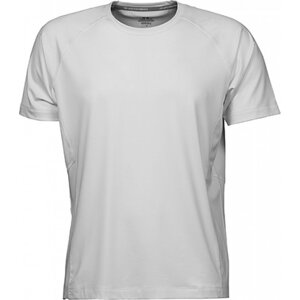 Tee Jays Rychleschnoucí pánské funkční triko CoolDry s reflexním potiskem Barva: Bílá, Velikost: 3XL TJ7020N