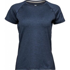 Tee Jays Rychleschnoucí dámské funkční triko CoolDry s reflexním potiskem Barva: modrá námořní, Velikost: L TJ7021