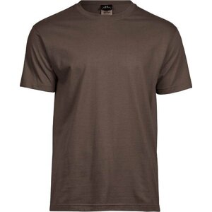 Tee Jays Měkčené tričko Sof Tee z bavlny s dlouhým vláknem Barva: Hnědá, Velikost: L TJ8000