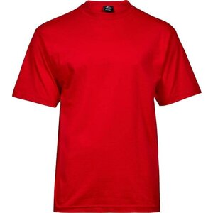Tee Jays Měkčené tričko Sof Tee z bavlny s dlouhým vláknem Barva: Červená, Velikost: 3XL TJ8000
