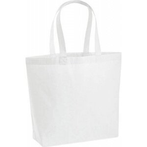 Westford Mill Maxi taška z odolné prvotřídní bavlny 18 l Barva: Bílá, Velikost: 35 x 39 x 13,5 cm WM225