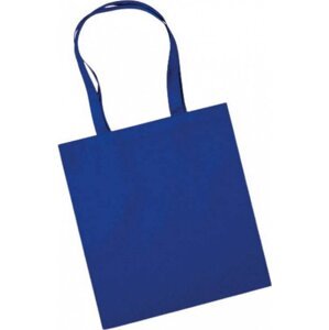 Westford Mill Nákupní taška z prémiové organické bavlny 38 x 42 cm Barva: Modrá výrazná, Velikost: 38 x 42 cm WM261