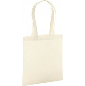 Westford Mill Nákupní taška z prémiové organické bavlny 38 x 42 cm Barva: Přírodní, Velikost: 38 x 42 cm WM261