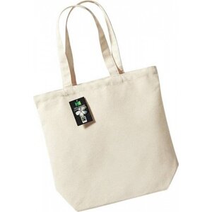 Fairtrade pevná taška z organické bavlny Westford Mill 13 l Barva: Přírodní, Velikost: 28 x 38 x 12 cm WM671