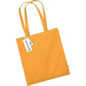 Westford Mill Nákupní taška EarthAware z organické bavlny 10 l Barva: Oranžová, Velikost: 38 x 42 cm WM801