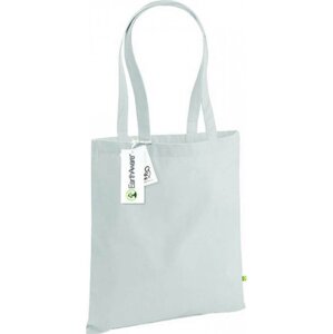 Westford Mill Nákupní taška EarthAware z organické bavlny 10 l Barva: šedá světlá, Velikost: 38 x 42 cm WM801