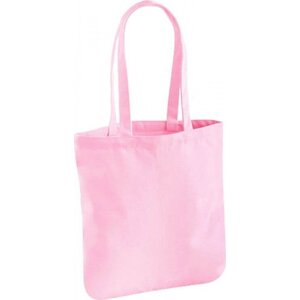 Westford Mill Silná taška z prémiové organické tkaniny 10 l Barva: růžová pastelová, Velikost: 38 x 41 cm WM821