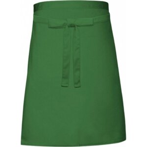 Link Kitchen Wear Pekařská lehčí zástěra délka pod kolena 240 g/m Barva: Zelená lahvová, Velikost: 90 x 50 cm X997