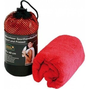 Printwear Rychleschnoucí sportovní ručník z mikrovlákna 40 x 80 cm Barva: Červená, Velikost: 40 x 80 cm XF100