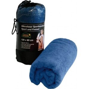 Printwear Rychleschnoucí sportovní ručník z mikrovlákna 60 x 120 cm Barva: Modrá, Velikost: 60 x 120 cm XF200
