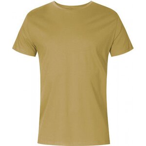 X.O by Promodoro Základní 100% bavlněné pánské úzké pružné triko Promodoro 140 g/m Barva: zelená olivová, Velikost: L XO1400