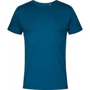 X.O by Promodoro Základní 100% bavlněné pánské úzké pružné triko Promodoro 140 g/m Barva: modrá petrolejová, Velikost: 3XL XO1400