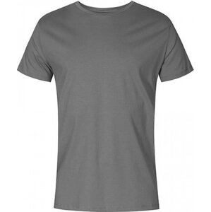 X.O by Promodoro Základní 100% bavlněné pánské úzké pružné triko Promodoro 140 g/m Barva: šedá metalová, Velikost: 3XL XO1400