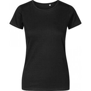 X.O by Promodoro Lehké vypasované dámské tričko s kulatým výstřihem 100 % bavlna Barva: Černá, Velikost: 3XL XO1505