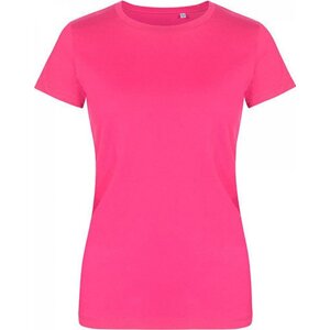 X.O by Promodoro Lehké vypasované dámské tričko s kulatým výstřihem 100 % bavlna Barva: růžová výrazná, Velikost: 3XL XO1505
