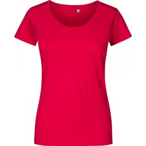 X.O by Promodoro Vypasované dámské tričko se širokým výstřihem Barva: růžová výrazná, Velikost: 3XL XO1545