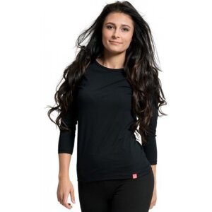 CityZen® Dámské bavlněné triko Cityzen s 3/4 rukávem Barva: Černá, Velikost: XS