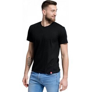 CityZen® Bavlněné triko CityZen s výstřihem do véčka Barva: Černá, Velikost: M