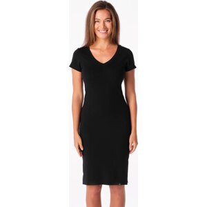 CityZen® Dámské pouzdrové šaty Cityzen Natal s výstřihem do véčka Barva: Černá, Velikost: 36