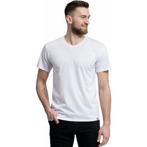 CityZen® Bavlněné triko CityZen s výstřihem do véčka Barva: Bílá, Velikost: S