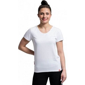 CityZen® Dámské bavlněné triko CityZen klasický střih s elastanem Barva: Bílá, Velikost: XL