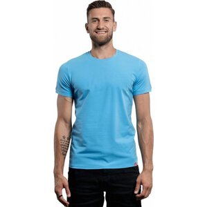 CityZen® Pánské tričko CityZen slim fit s elastanem Barva: modrá světlá, Velikost: S