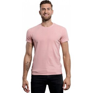 CityZen® Pánské tričko CityZen slim fit s elastanem Barva: růžová světlá, Velikost: S