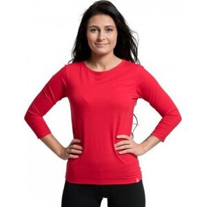 CityZen® Dámské bavlněné triko Cityzen s 3/4 rukávem Barva: Červená, Velikost: XS